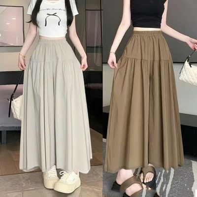 Quần ống rộng giả váy KATINA STORE dài, form suông thời tran...