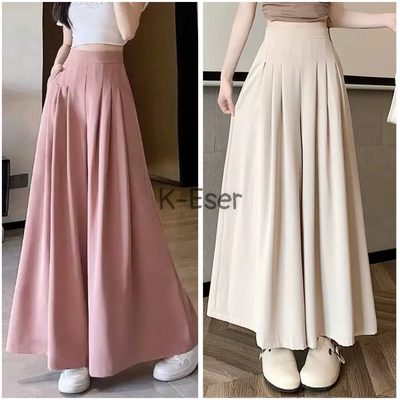 Quần Suông Nữ Dáng Váy Ống Rộng